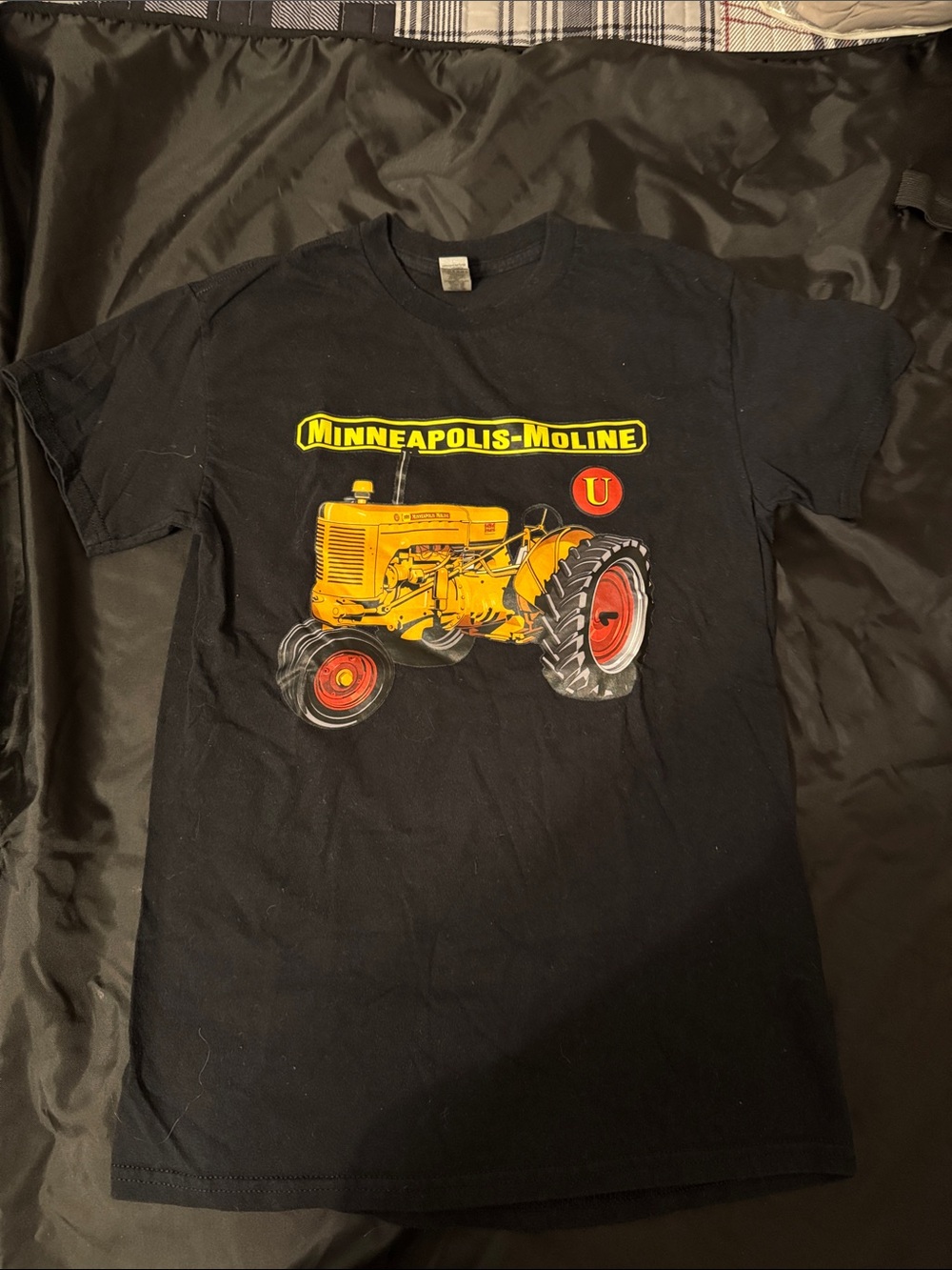 Minneapolis-Moline Black Graphic Tractor Tee